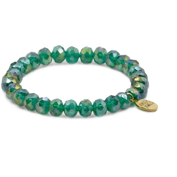 RETAIL $20 Kinsley Armelle Halo Collection Hunter Gold Bracelet*Gorgeous! - Picture 1 of 2